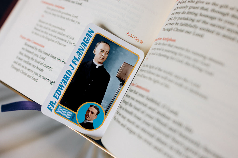 Retro Holy Card | Fr. Edward Flanagan