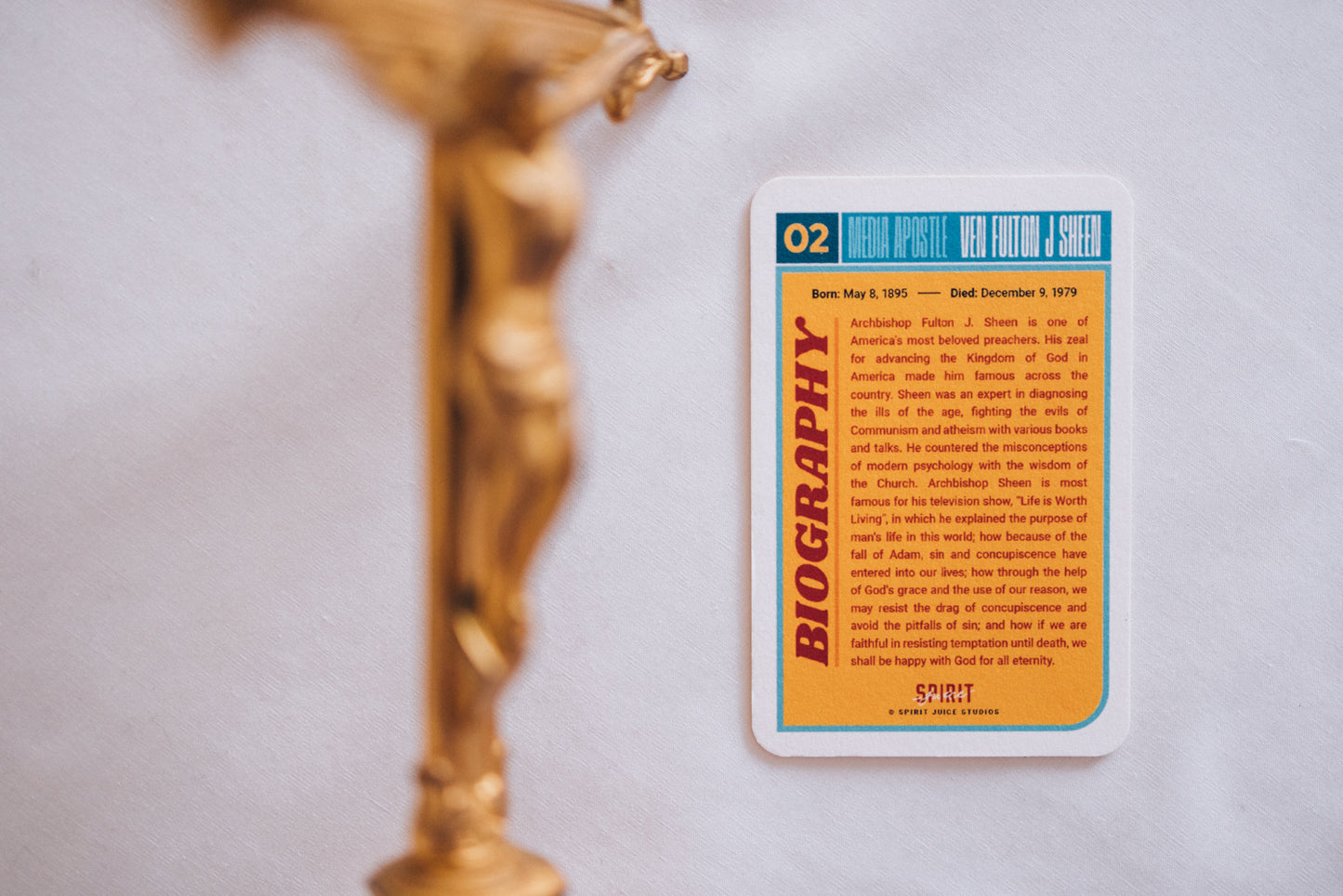 
                  
                    Retro Holy Card | Fulton Sheen
                  
                